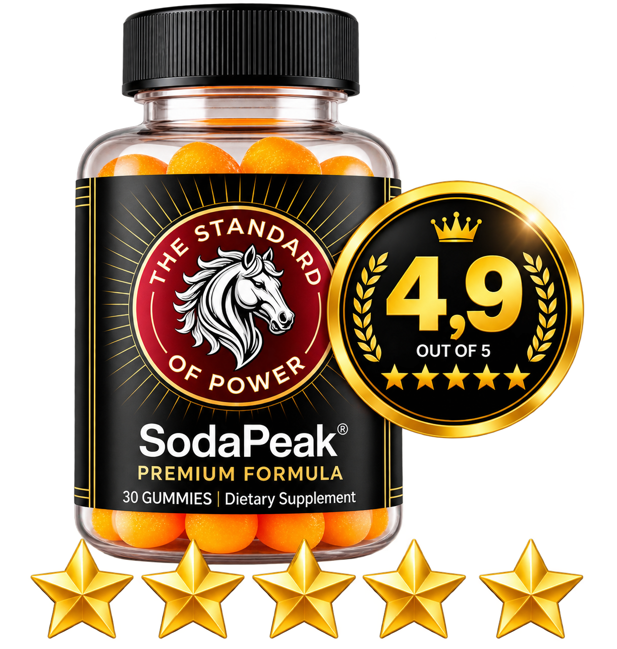 SodaPeak gummies bottle