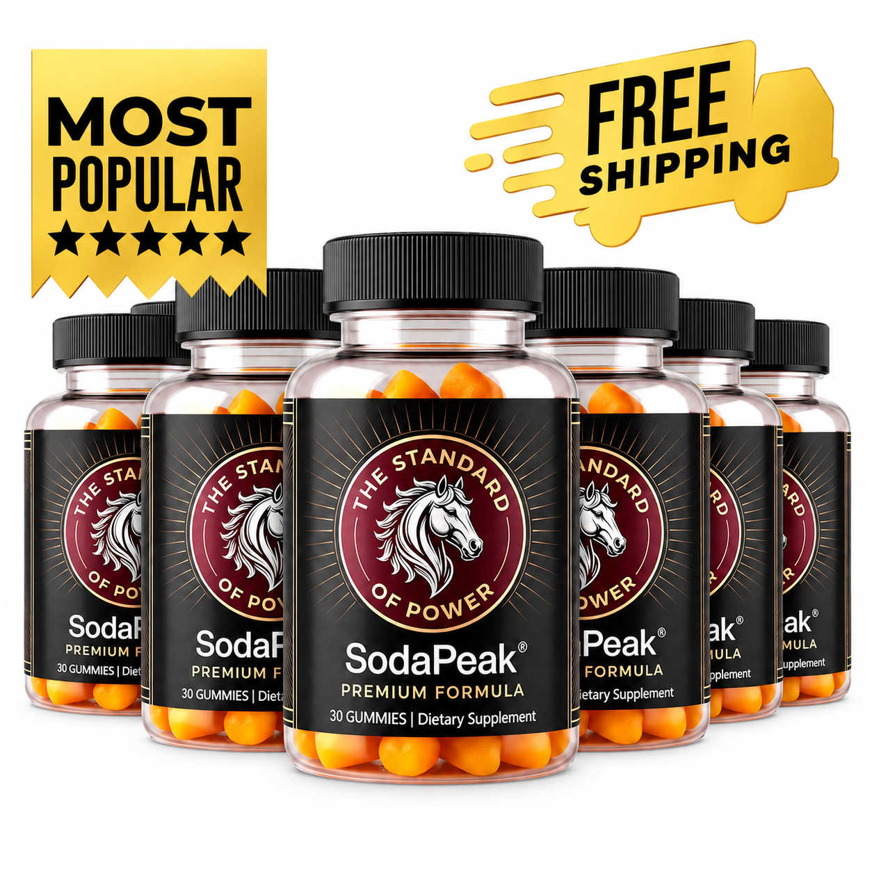 SodaPeak bottles and shipping offer